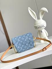 Louis Vuitton LV Mini Bumbag Denim Blue 17 x 12 x 9.5 cm - 4