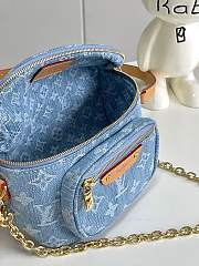 Louis Vuitton LV Mini Bumbag Denim Blue 17 x 12 x 9.5 cm - 2