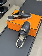 Hermes Feria Espadrille Black Gold - 3