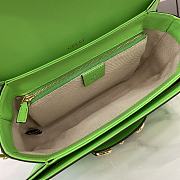 Gucci Horsebit 1955 Small Shoulder Bag Green 25x18x8cm - 3