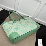 Gucci Tote Bag Green 38x28x14cm - 6