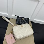 Gucci Double G Multi-use White Mini Bag 22.5x15.5x4cm - 6