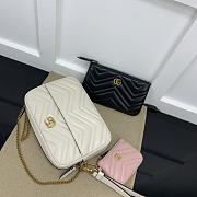 Gucci Double G Multi-use White Mini Bag 22.5x15.5x4cm - 5