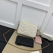 Gucci Double G Multi-use White Mini Bag 22.5x15.5x4cm - 3