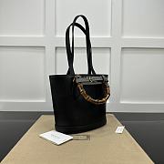 Gucci Diana Small Tote Bag Black 22x20.5x11.5cm - 4