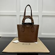 Gucci Diana Small Tote Bag Brown 22x20.5x11.5cm - 1