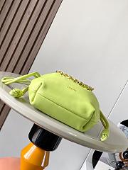 Loewe Mini Flamenco Clutch Green Bag 23.9x18x9cm - 2