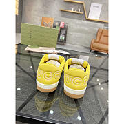 Gucci Screener Sneaker With Web Neoprene Yellow - 5