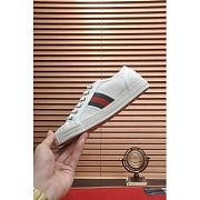 Gucci Sneaker With Web Cotton Fabric White - 4