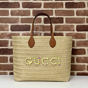 Gucci Medium Straw Bag 38x33x15cm - 1