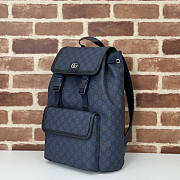 Gucci Ophidia Small GG Backpack Blue 29x40.5x13.5cm - 5