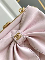 Chanel Clutch With Strap Glossy Pink 12 x 13 x 4 cm - 6