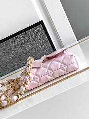 Chanel Clutch With Strap Glossy Pink 12 x 13 x 4 cm - 3