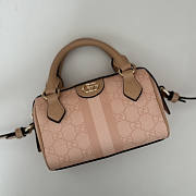 Gucci Ophidia GG Super Mini Bag Pink 16.5x10x9cm - 4