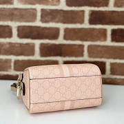 Gucci Ophidia GG Mini Bag Pink 21.5x14x11.5cm - 2