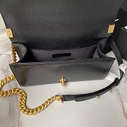 Chanel Medium Leboy Bag Black Caviar Gold 25cm - 3