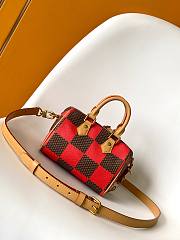 Louis Vuitton LV Speedy 18 Bandoulière Damier Pop Red 18 x 12 x 10 cm - 5