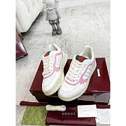 Gucci Re-Web Sneaker Canvas Leather Pink - 3