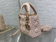 Dior Mini Lady Light Pink Gold 17cm - 2