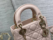 Dior Mini Lady Light Pink Gold 17cm - 5