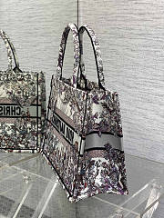 Dior Medium Book Tote Multicolor 4 Saisons Hiver 36 x 27.5 x 16.5 cm - 6