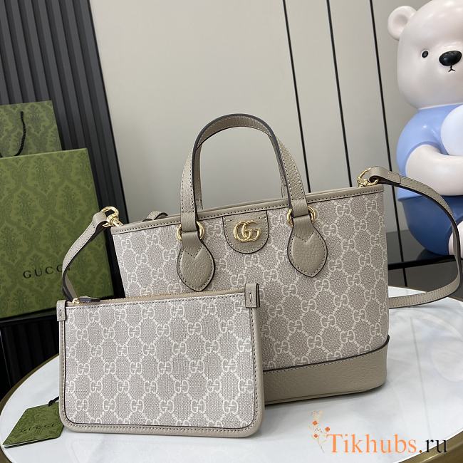 Gucci Ophidia Mini Tote Bag Beige 22x18x10cm - 1