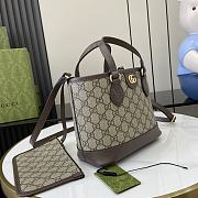 Gucci Ophidia Mini Tote Bag Brown 22x18x10cm - 2