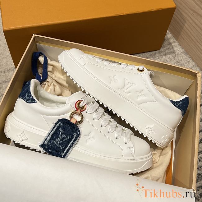 Louis Vuitton LV Time Out White Sneaker - 1