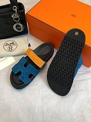 Hermes Chypre Sandal Blue Yellow - 4