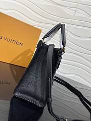 LV-ONTHEGO Small Shopping Bag Black Embossed M45659 Size 25x19x11.5 cm - 2