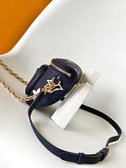 Louis Vuitton LV Mini Bumbag Navy Blue 17x12x9.5cm - 3