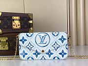 Louis Vuitton LV Félicie Pochette Blue 21 x 12 x 3 cm - 1