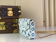 Louis Vuitton LV Félicie Pochette Blue 21 x 12 x 3 cm - 5