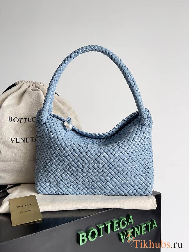 Bottega Veneta Tosca Shoulder Bag Blue 27x18x9cm - 1