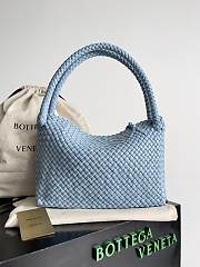 Bottega Veneta Tosca Shoulder Bag Blue 27x18x9cm - 3