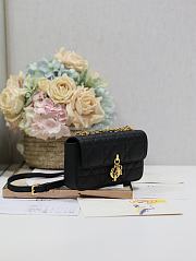 Dior Miss Daisy Mini Bag Black Lambskin 22 x 12.5 x 4 cm - 6