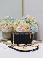 Dior Miss Daisy Mini Bag Black Lambskin 22 x 12.5 x 4 cm - 3