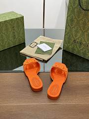 Gucci Interlocking G Slide Sandal Orange - 3