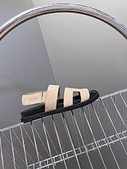 Hermes Genius Sandal Beige Black - 3