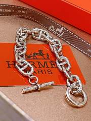 Hermes Silver Bracelet - 2