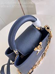 Louis Vuitton LV Capucines BB Navy Blue 27 x 18 x 9 cm - 5