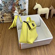 Hermes 24/24 21 Bag Yellow Silver 21cm - 2