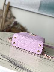 Louis Vuitton LV Mini capucines Pearly Lilac 21 x 14 x 8 cm - 4