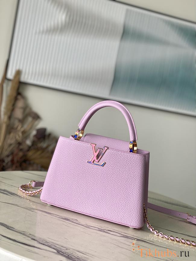 Louis Vuitton LV Capucines BB Pearly Lilac 27x18x9cm - 1