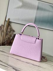 Louis Vuitton LV Capucines MM Pearly Lilac 31x20x11cm - 6