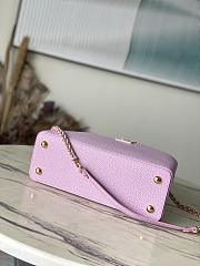 Louis Vuitton LV Capucines MM Pearly Lilac 31x20x11cm - 4