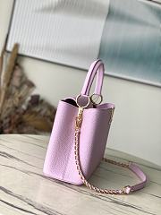 Louis Vuitton LV Capucines MM Pearly Lilac 31x20x11cm - 3