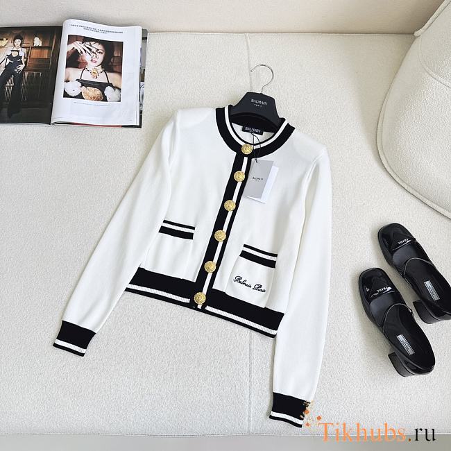 Balmain Cardigan White - 1