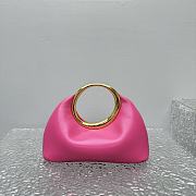 Jacquemus Le Petit Calino Mini Leather Pink Tote Bag 24x9.5x20cm - 1