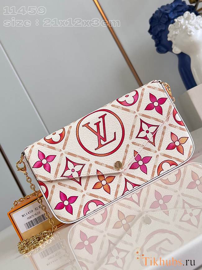 Louis Vuitton LV Félicie Pochette Coral 21 x 12 x 3 cm - 1